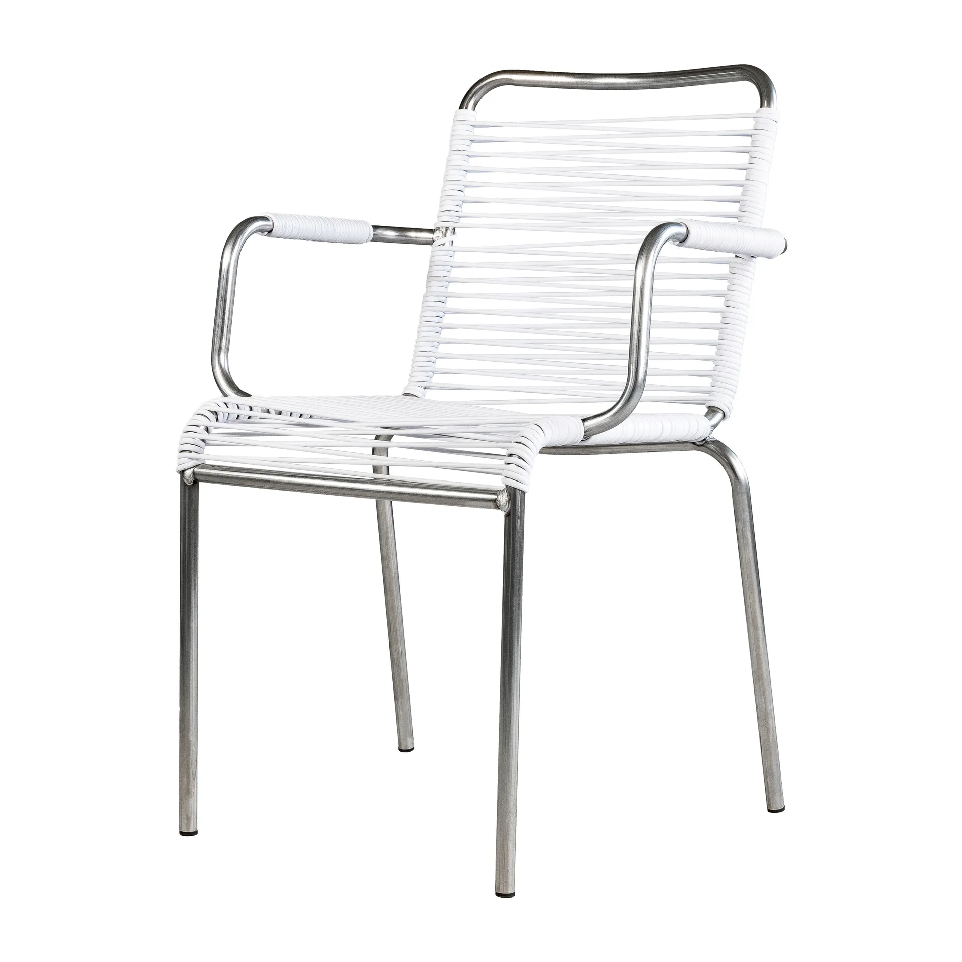 Fauteuil Mya aluminium, White Fiam