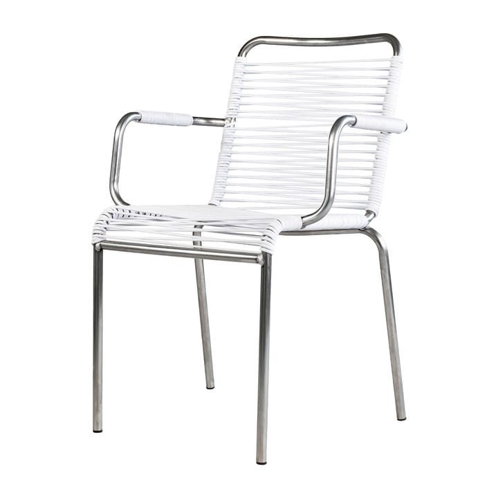 Fauteuil Mya aluminium - White - Fiam