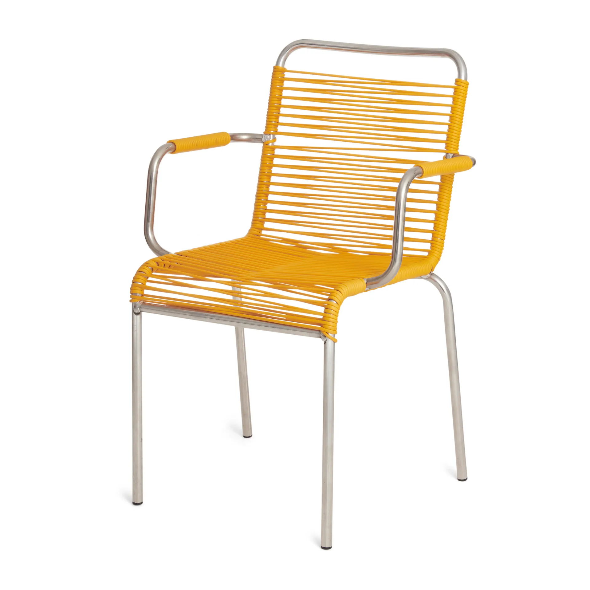 Fauteuil Mya aluminium, Yellow Fiam