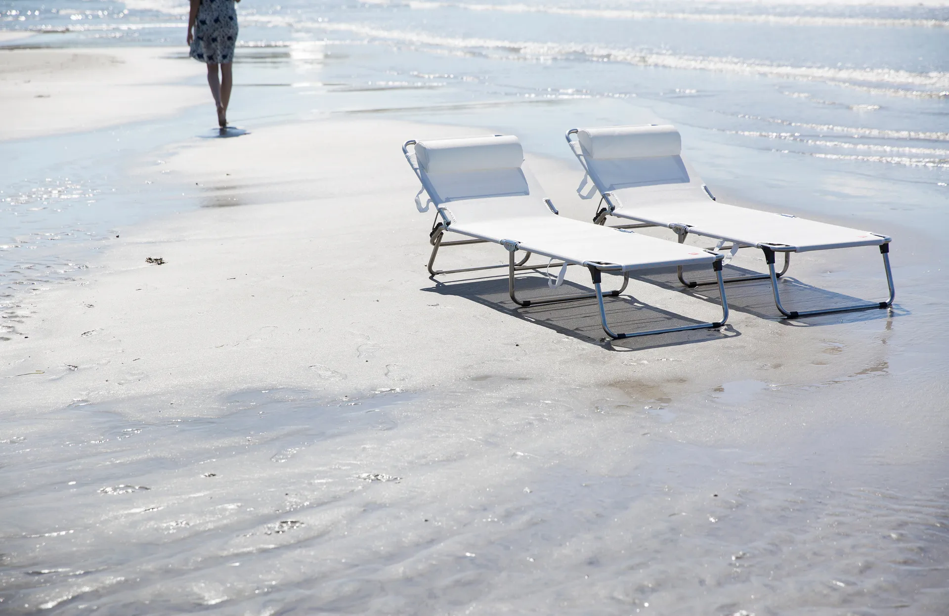 Oreiller cervical Amigo/Samba, Tissu textaline white Fiam