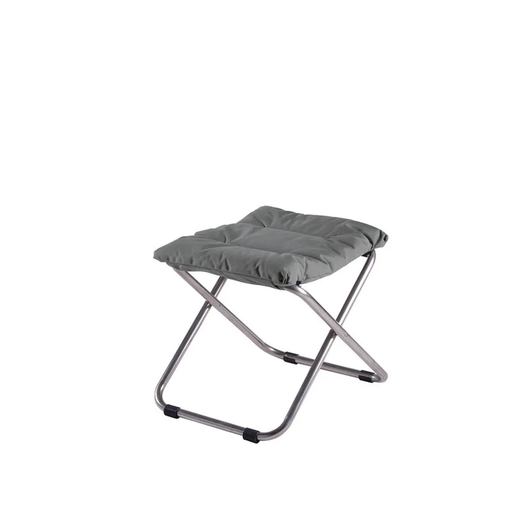 Tabouret Chico Soft, Anthracite-support en aluminium Fiam
