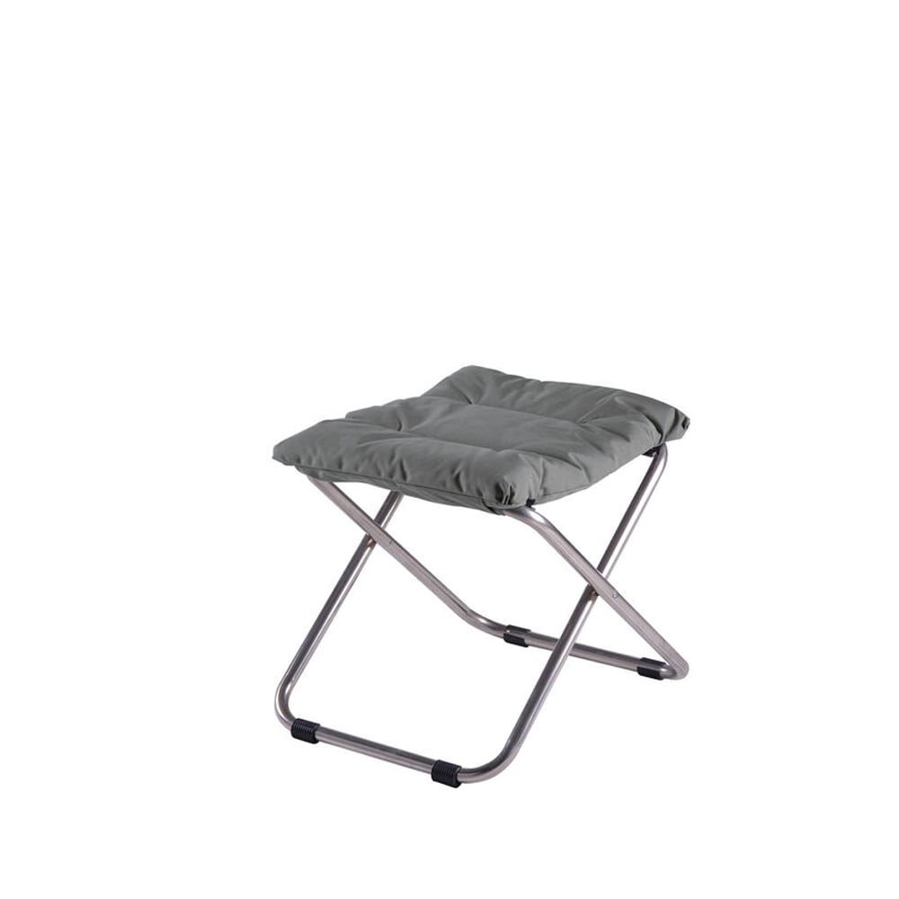 Fiam Tabouret Chico Soft Anthracite-support en aluminium