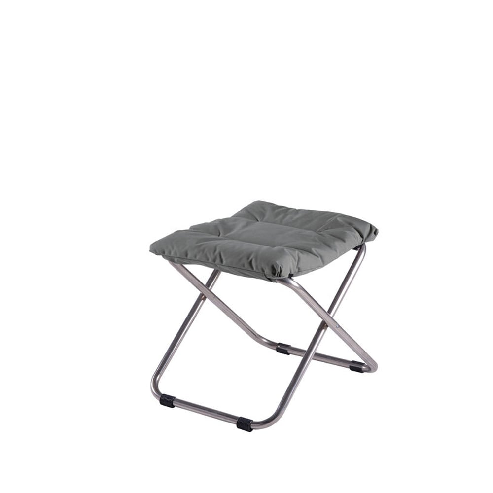 fiam tabouret chico soft anthracite-support en aluminium