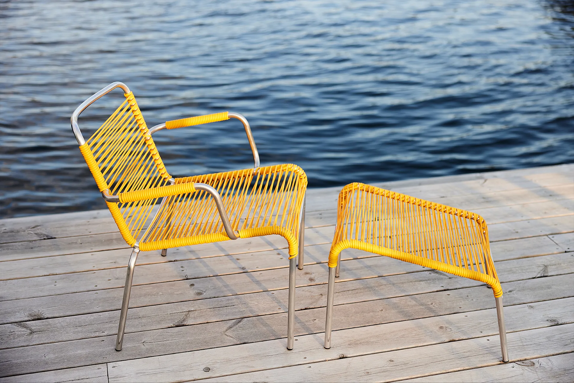 Tabouret Mya Lounge, Yellow Fiam