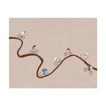 Affiche Giro - Beige, 50x40 cm - Fine Little Day