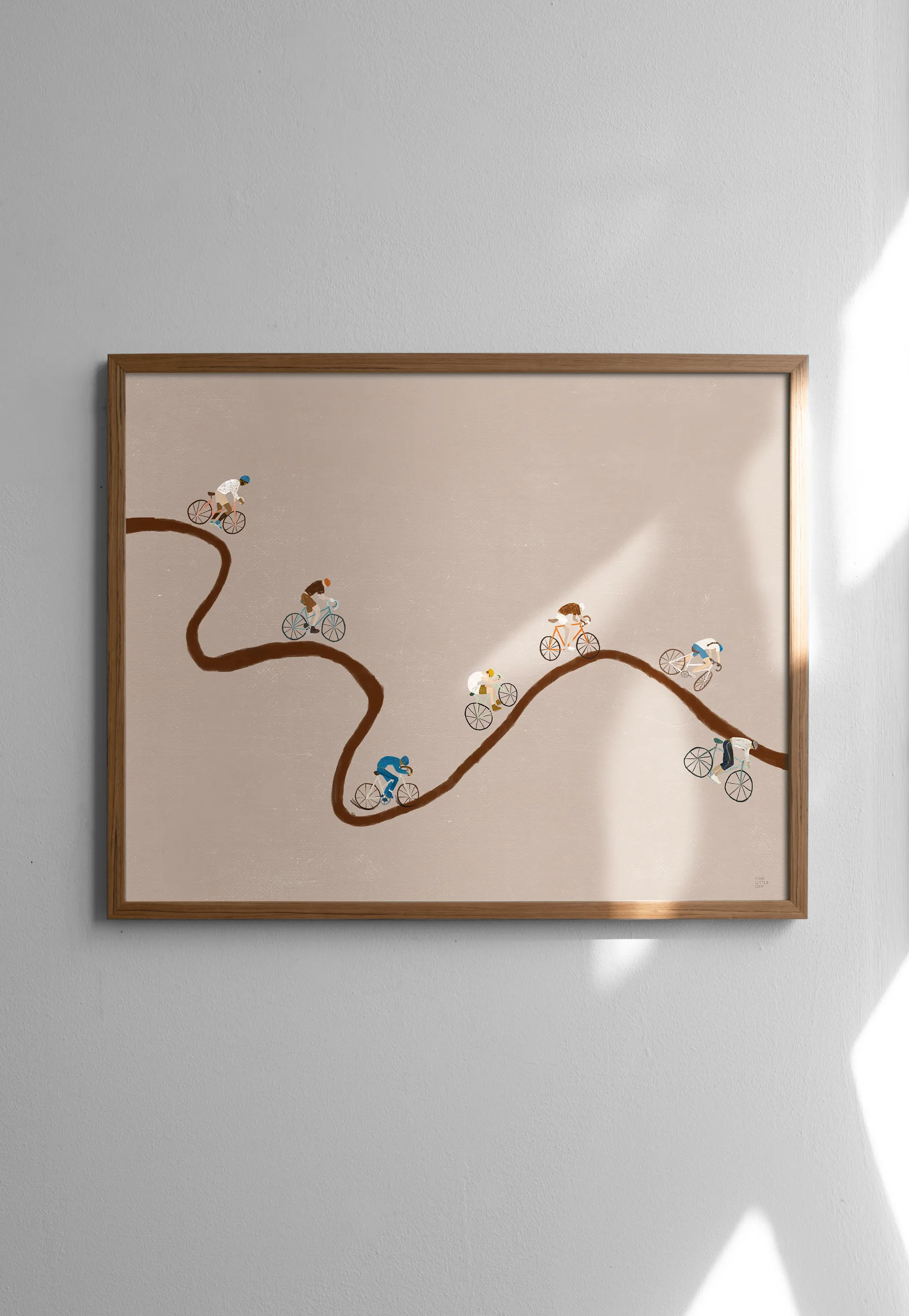 Affiche Giro, Beige, 50x40 cm Fine Little Day