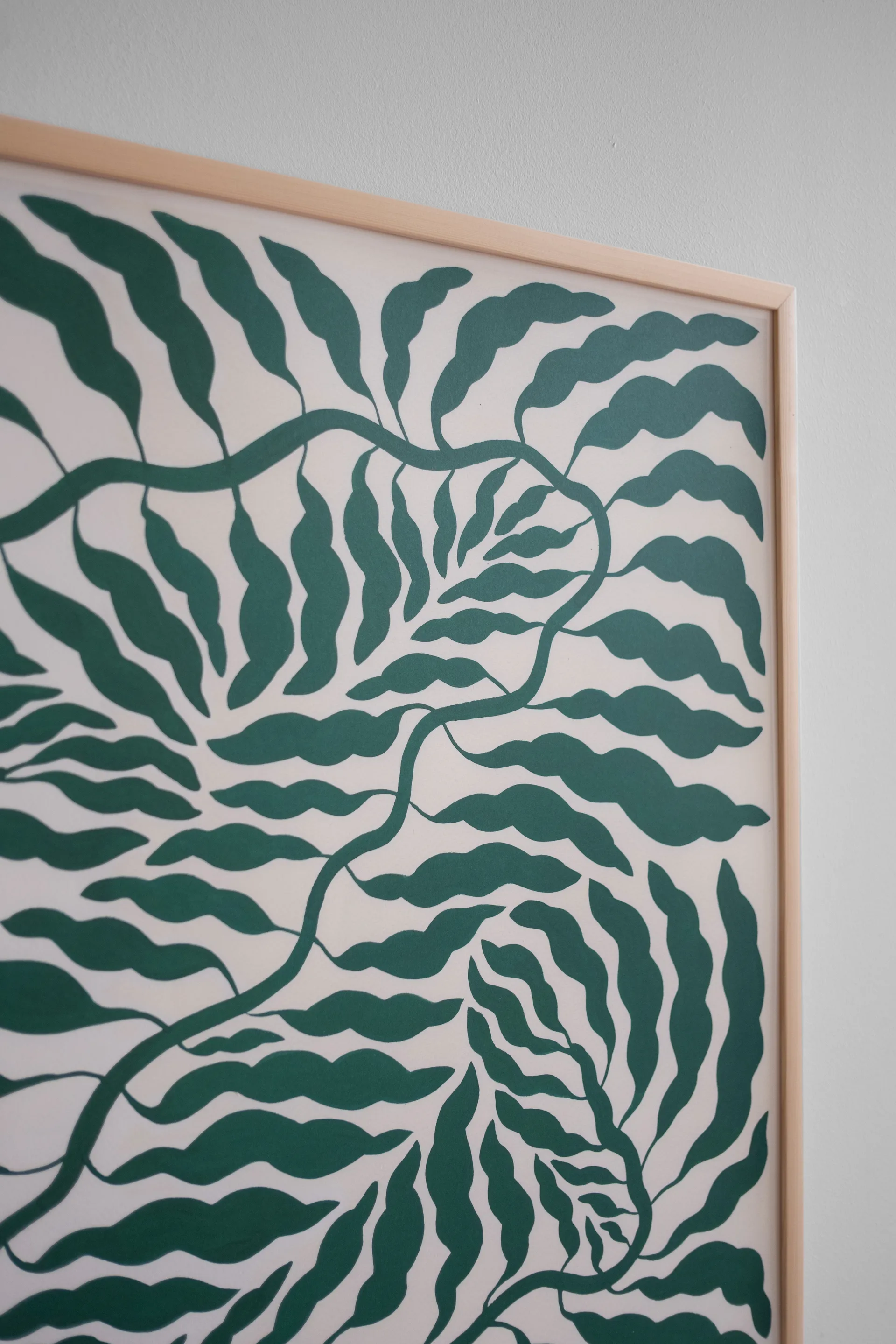 Affiche Green, 70x70 cm Fine Little Day