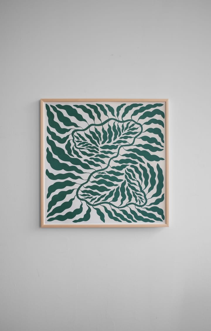 Affiche Green, 70x70 cm Fine Little Day