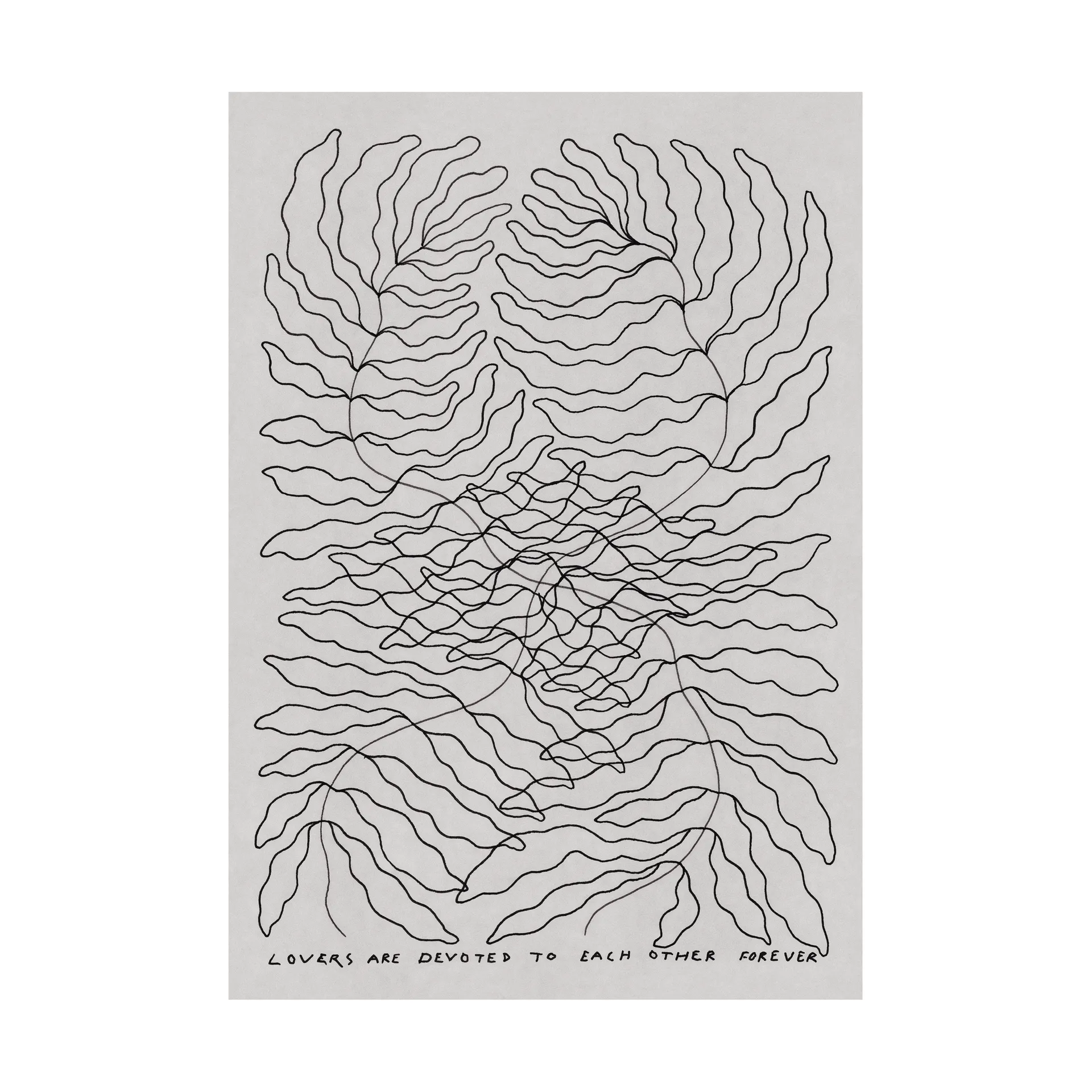 Affiche Lovers, 70x100 cm Fine Little Day