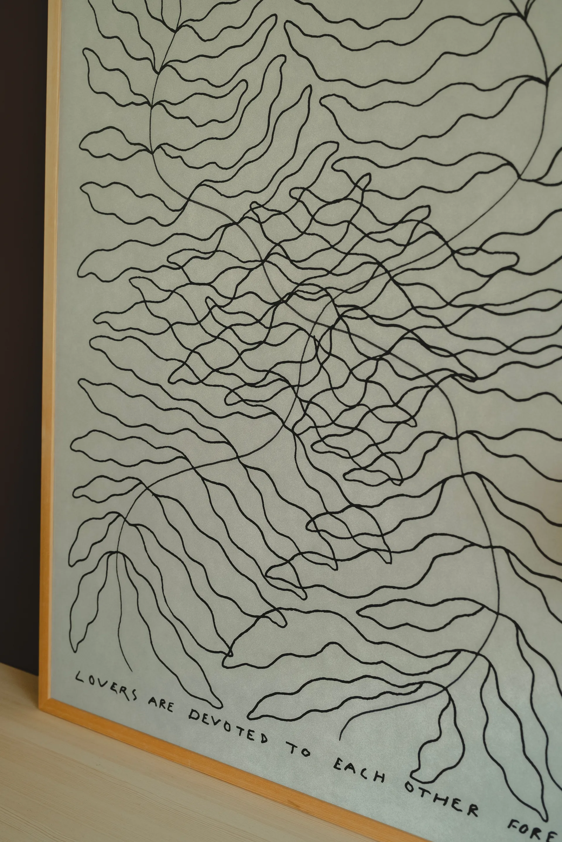 Affiche Lovers, 70x100 cm Fine Little Day