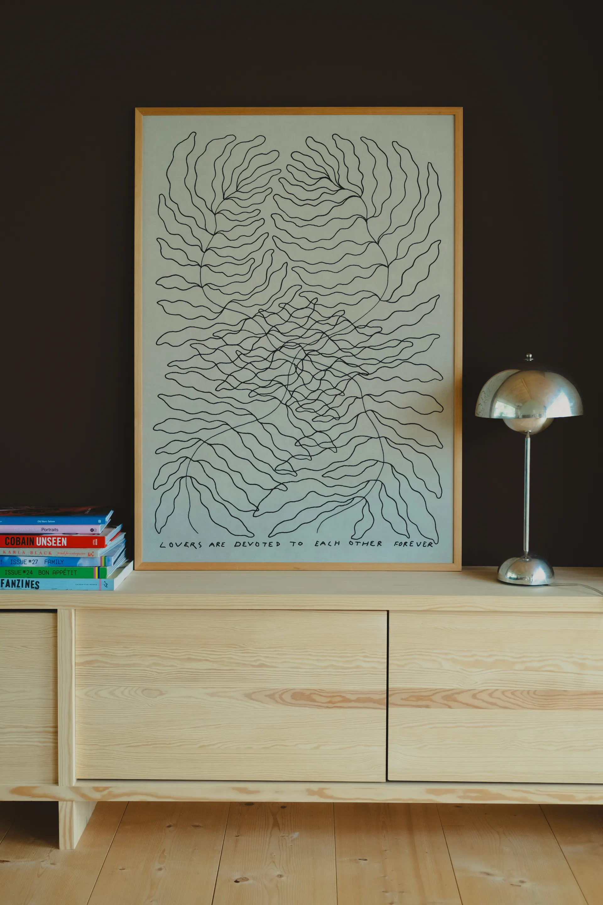 Affiche Lovers, 70x100 cm Fine Little Day