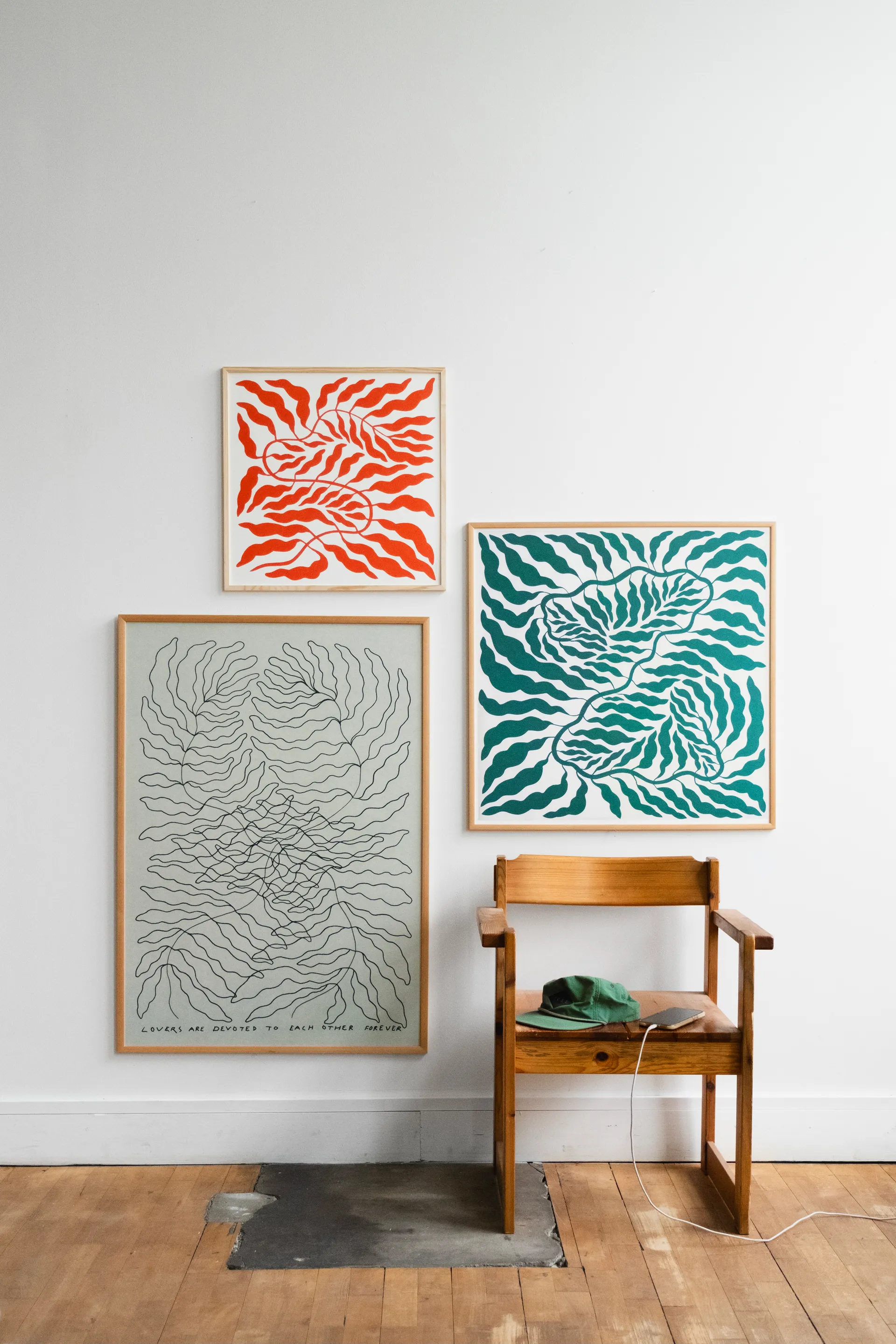 Affiche Lovers, 70x100 cm Fine Little Day