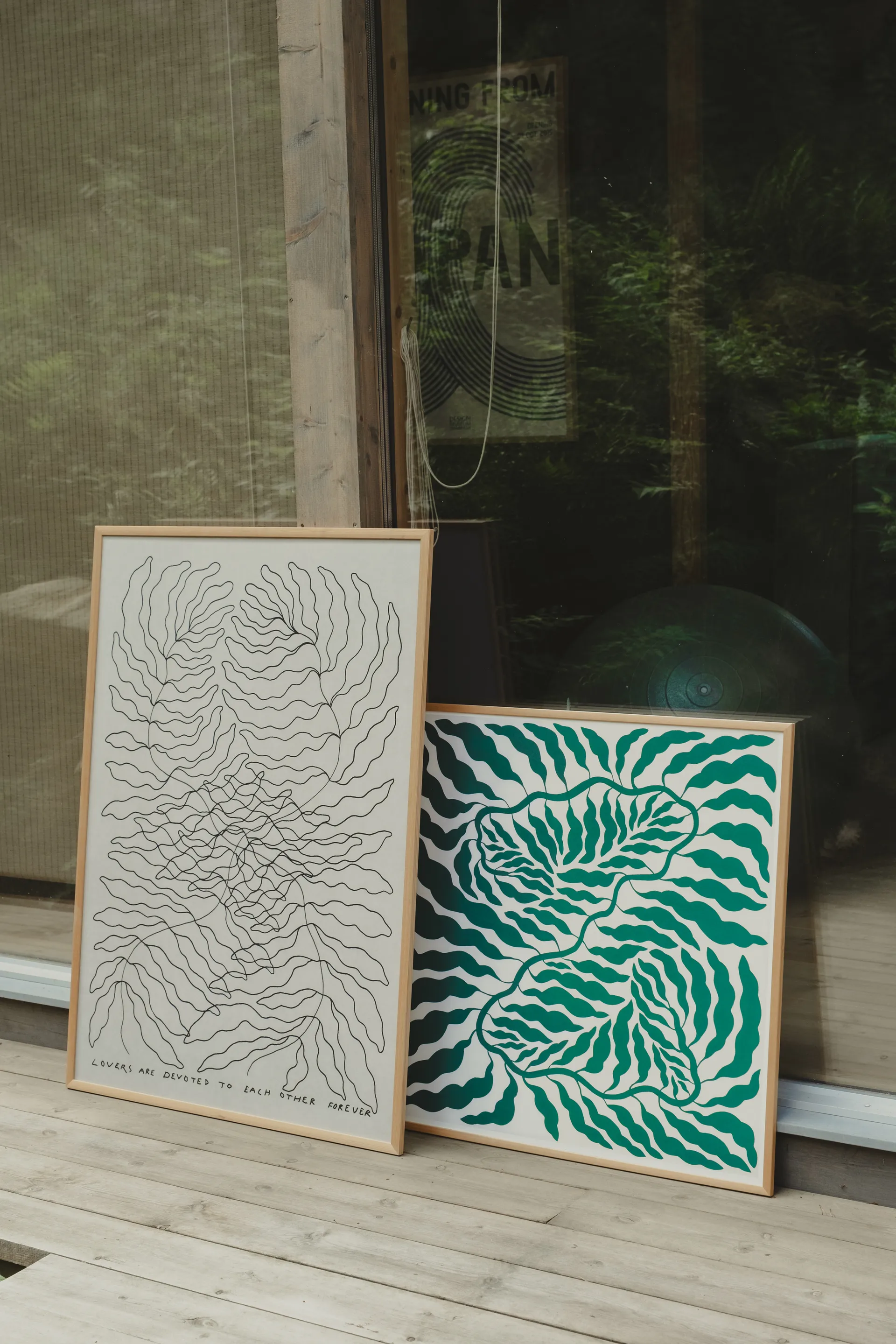 Affiche Lovers, 70x100 cm Fine Little Day