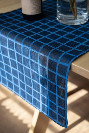 Chemin de table en jacquard 45x150 cm - Blue-black - Fine Little Day