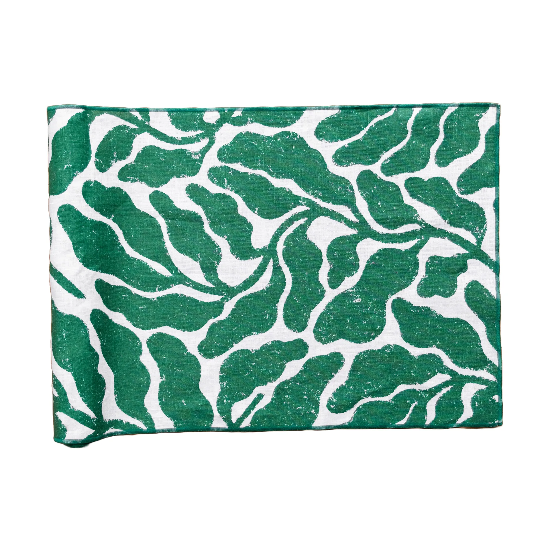 Chemin de table Leaves, Green, 45x180cm Fine Little Day