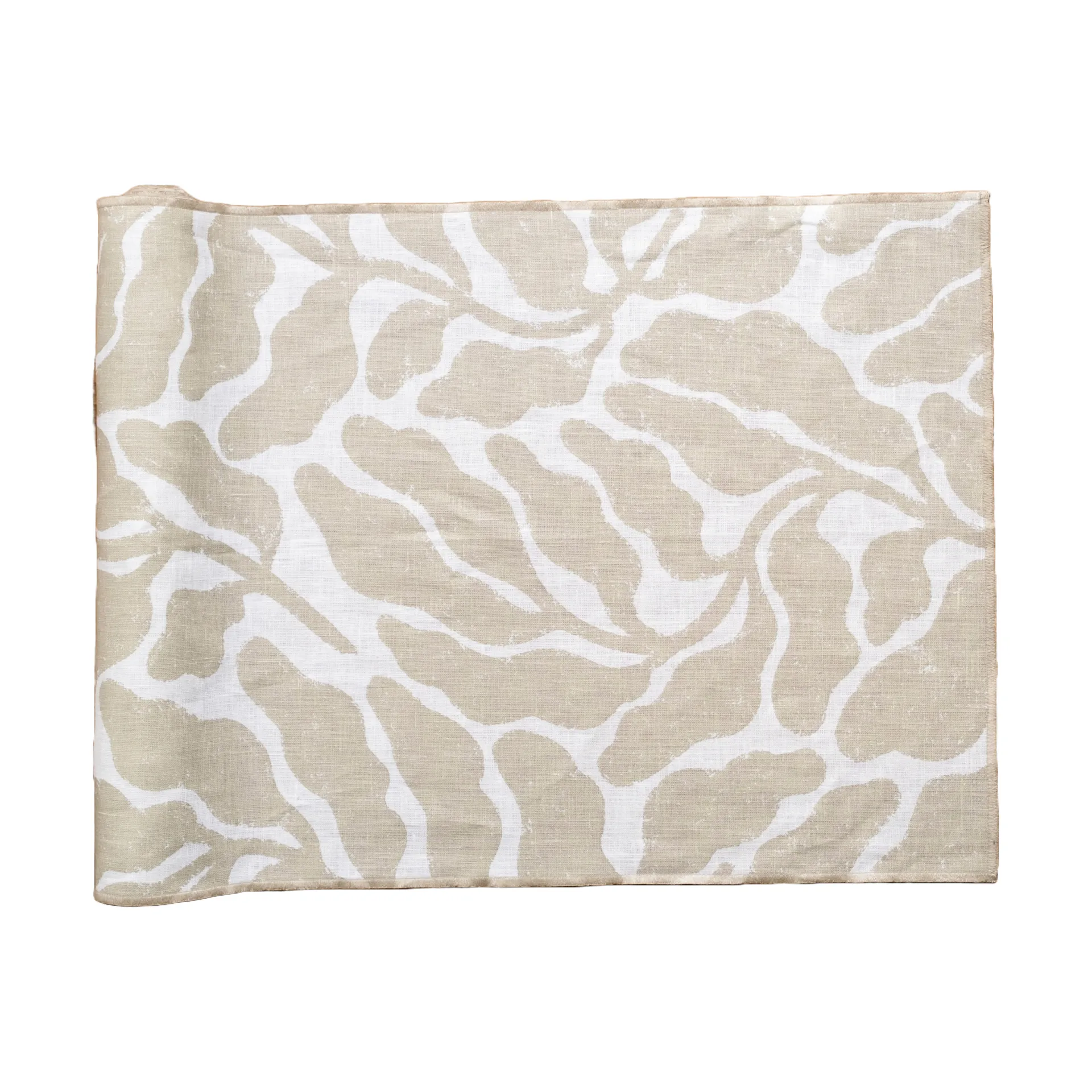 Chemin de table Leaves, Sand, 45x180cm Fine Little Day