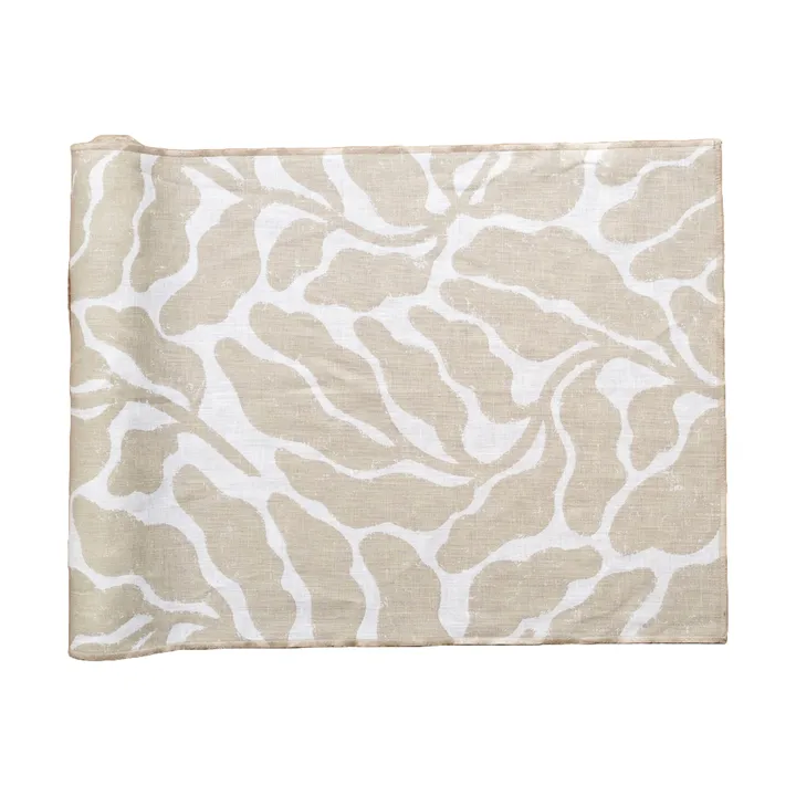 Chemin de table Leaves - Sand, 45x180cm - Fine Little Day
