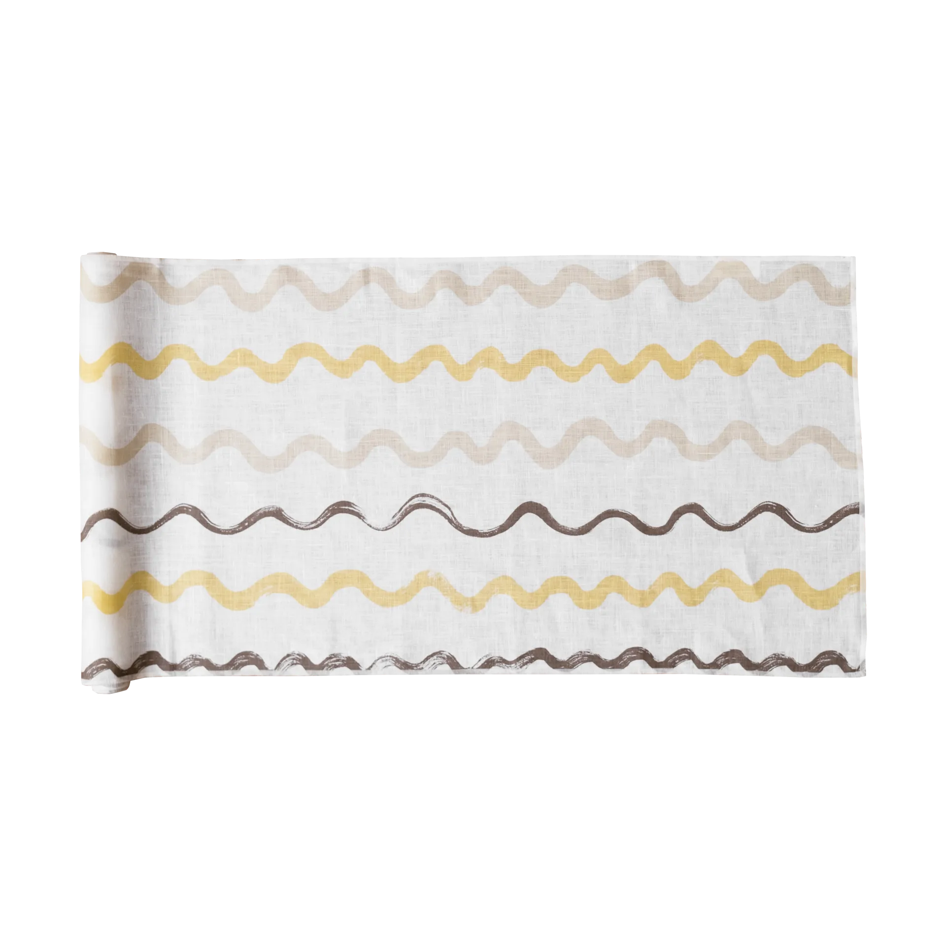 Chemin de table Randig 45x150 cm, White-yellow Fine Little Day