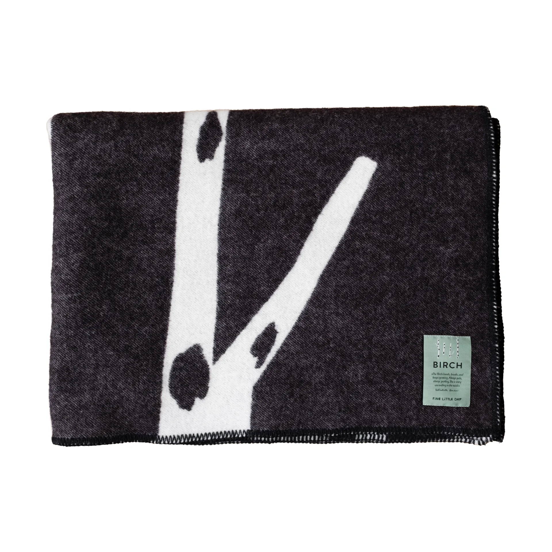 Couverture Birch 130x180 cm, Black-white Fine Little Day