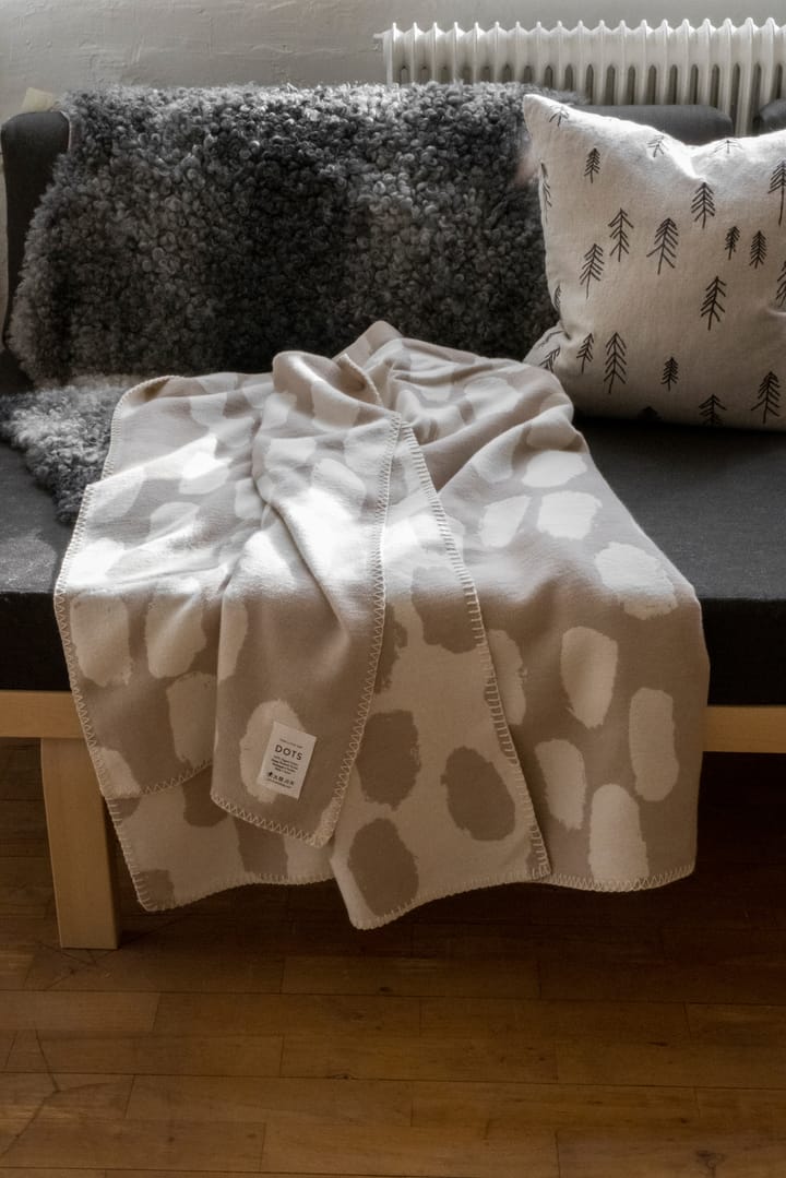 Couverture Dots 140x180 cm, Beige Fine Little Day