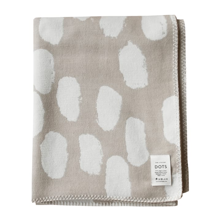 Couverture Dots 140x180 cm - Beige - Fine Little Day