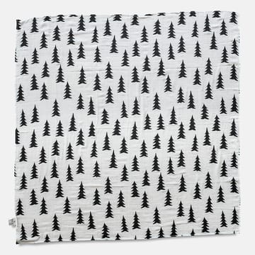 Couverture en mousseline Gran 120x120 cm - Noir-blanc - Fine Little Day