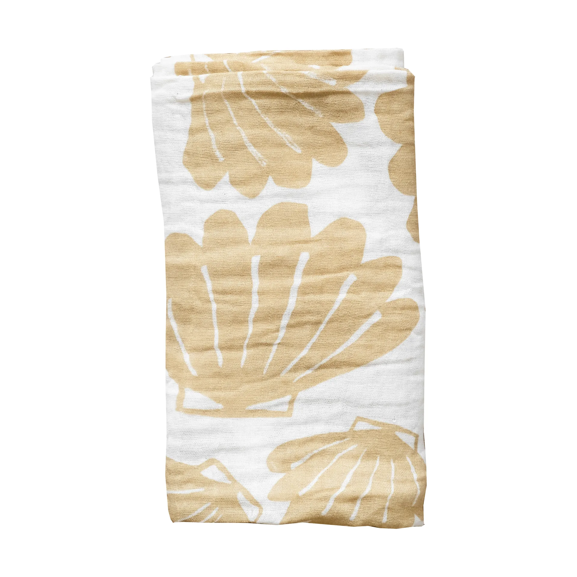 Couverture en mousseline Snäcka 120x120 cm, Sand Fine Little Day