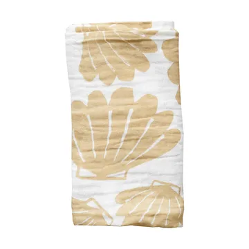 Couverture en mousseline Snäcka 120x120 cm - Sand - Fine Little Day