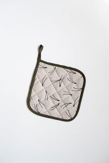 Dessous de plat matelassé Barr 21x21 cm - Nature-noir - Fine Little Day