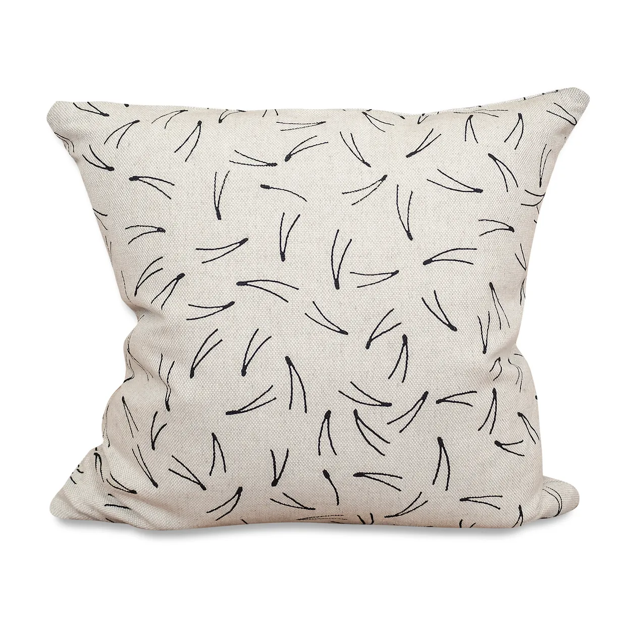 Fine Little Day Housse de coussin Barr Nature-noir | Design Scandinave | Housses de coussin | Beige