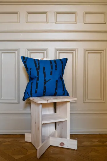 Housse de coussin Birch 48x48 cm - Bleu-noir - Fine Little Day