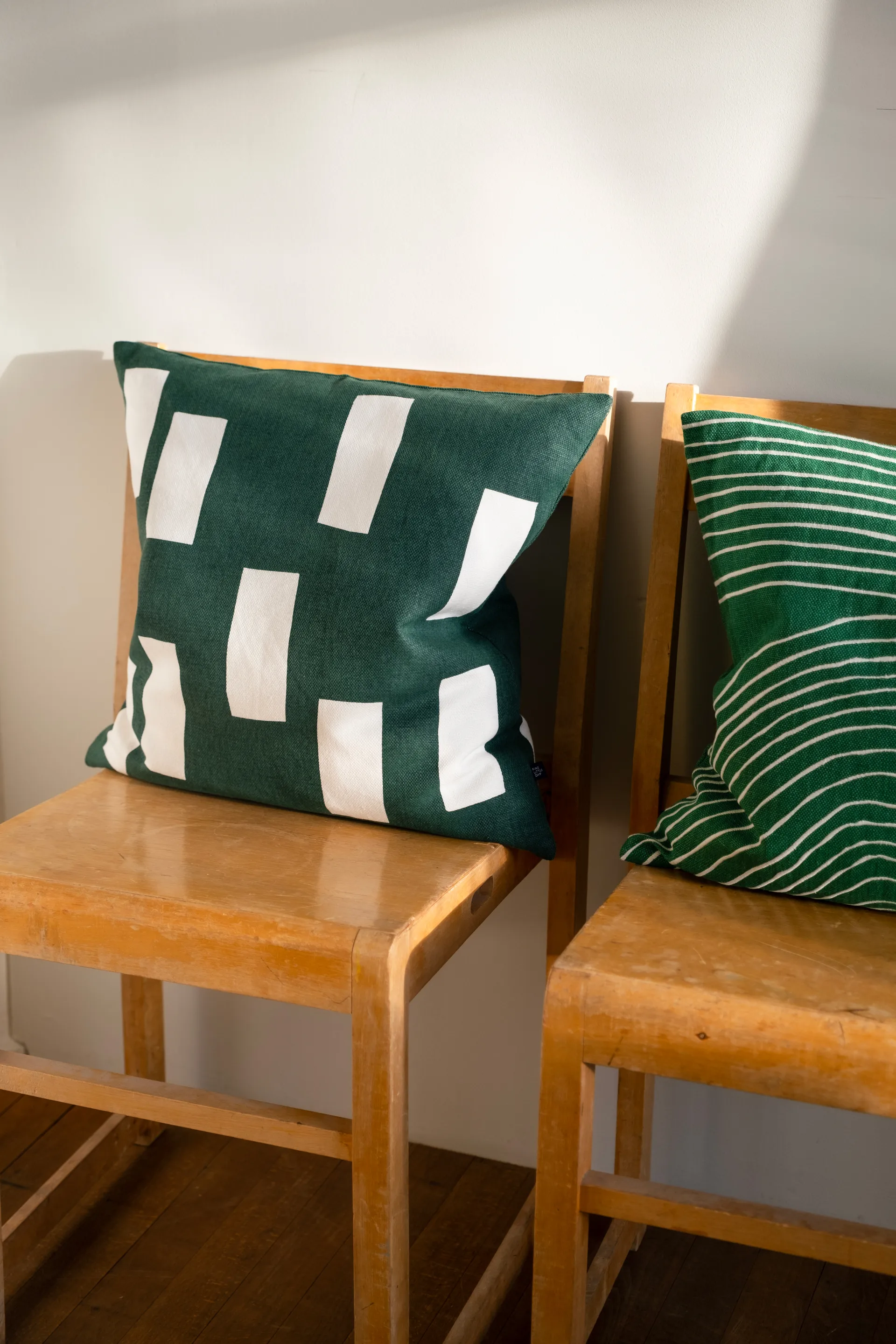 Housse de coussin Block 48x48 cm, Green Fine Little Day