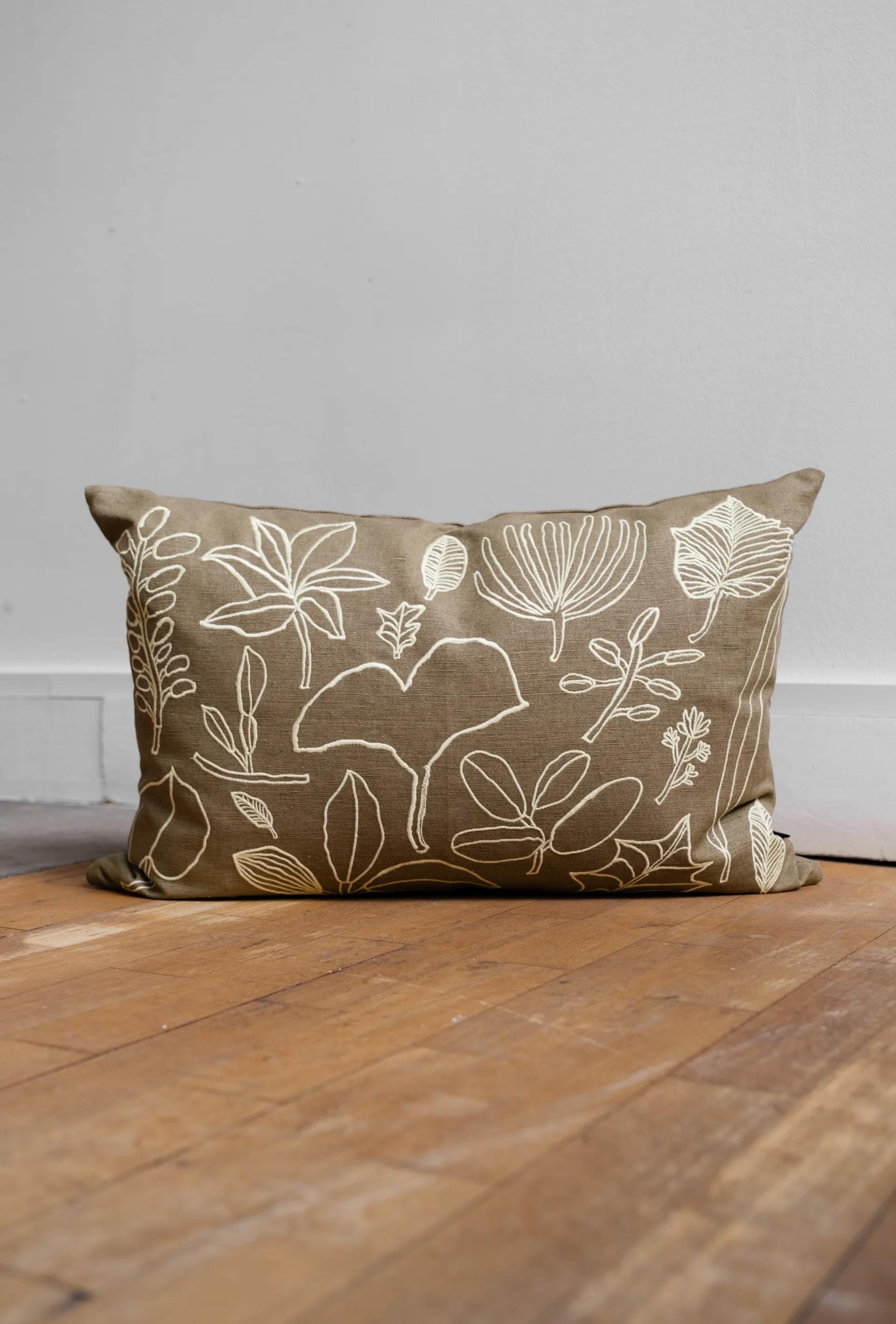Housse de coussin Botanic 38x58 cm, Green-yellow Fine Little Day
