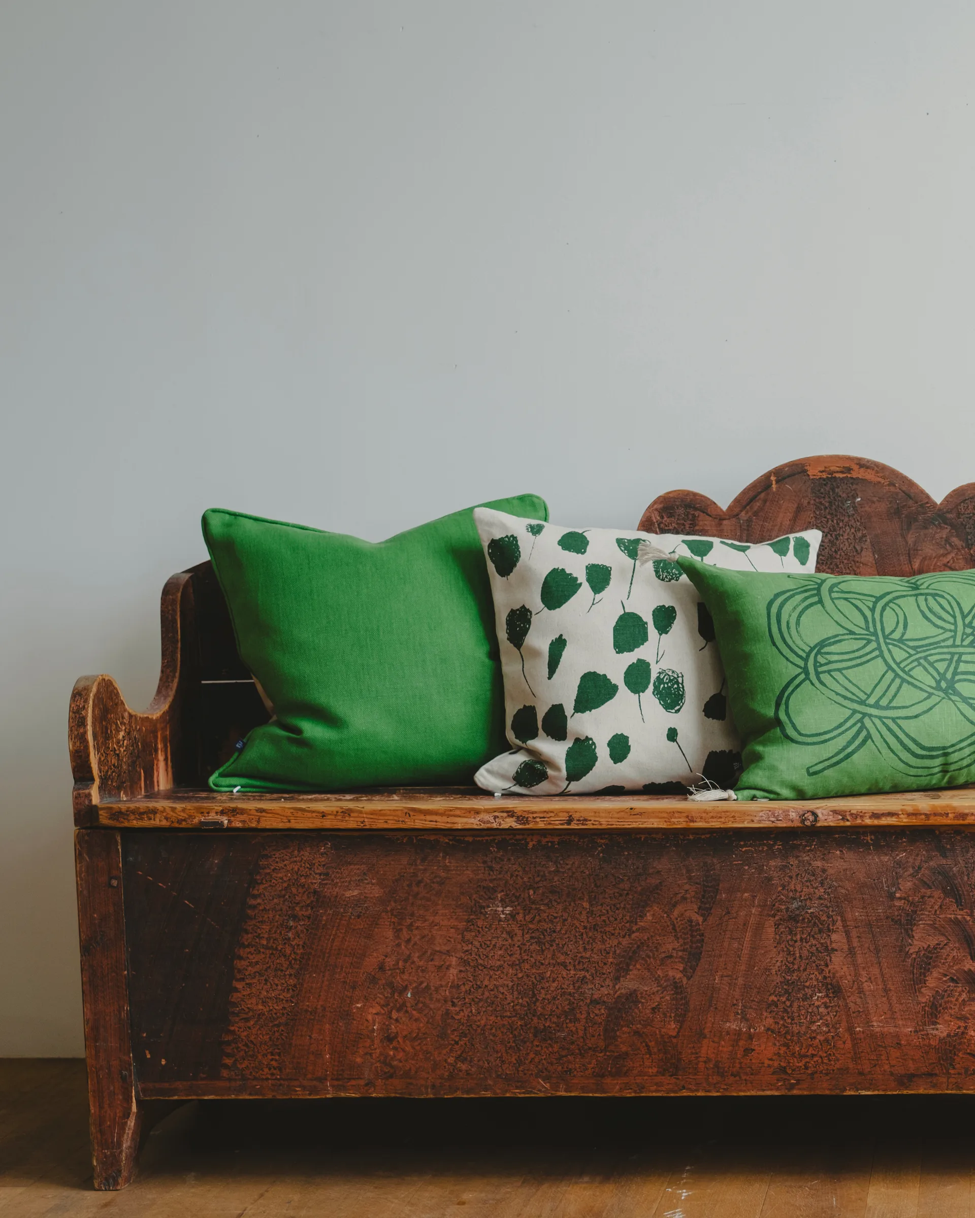 Housse de coussin Bouquet 48x48 cm, Nature-green Fine Little Day