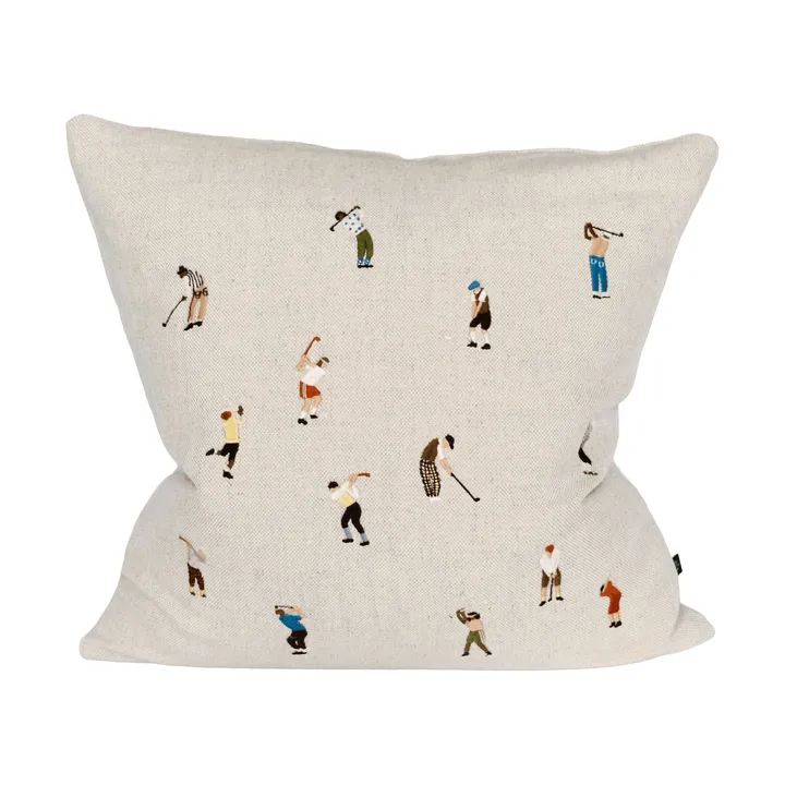 Housse de coussin Golfers 48x48 cm - Naturel - Fine Little Day