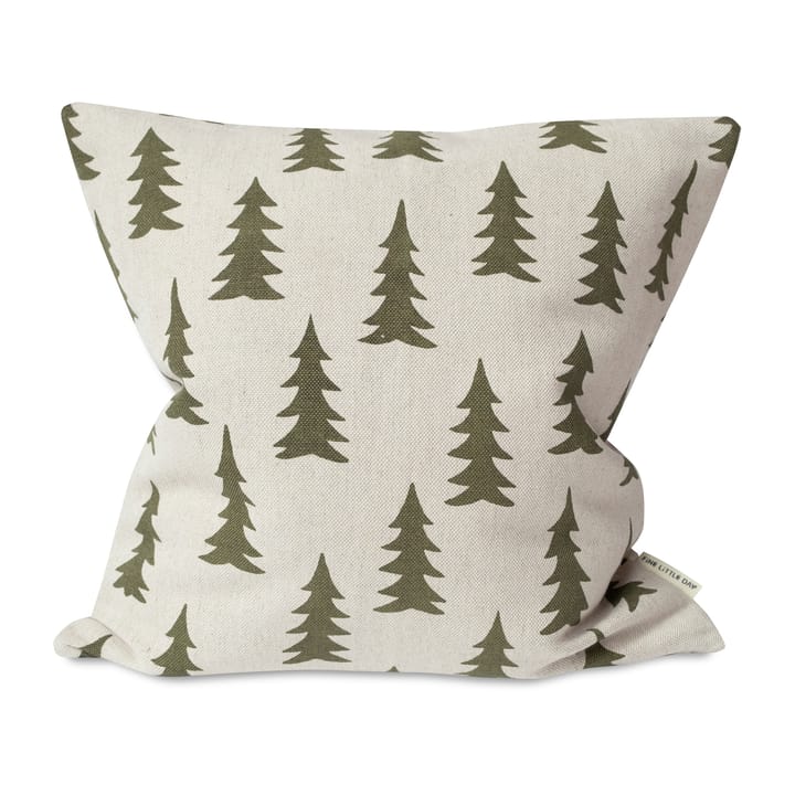 Housse de coussin Gran drap de lin - Vert olive - Fine Little Day