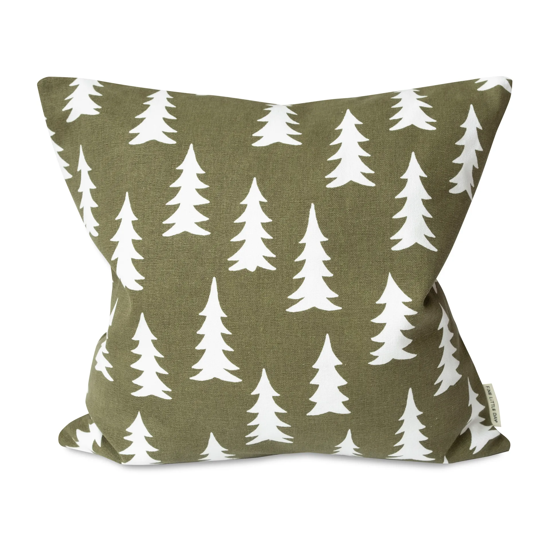 Housse de coussin Gran, Vert olive Fine Little Day