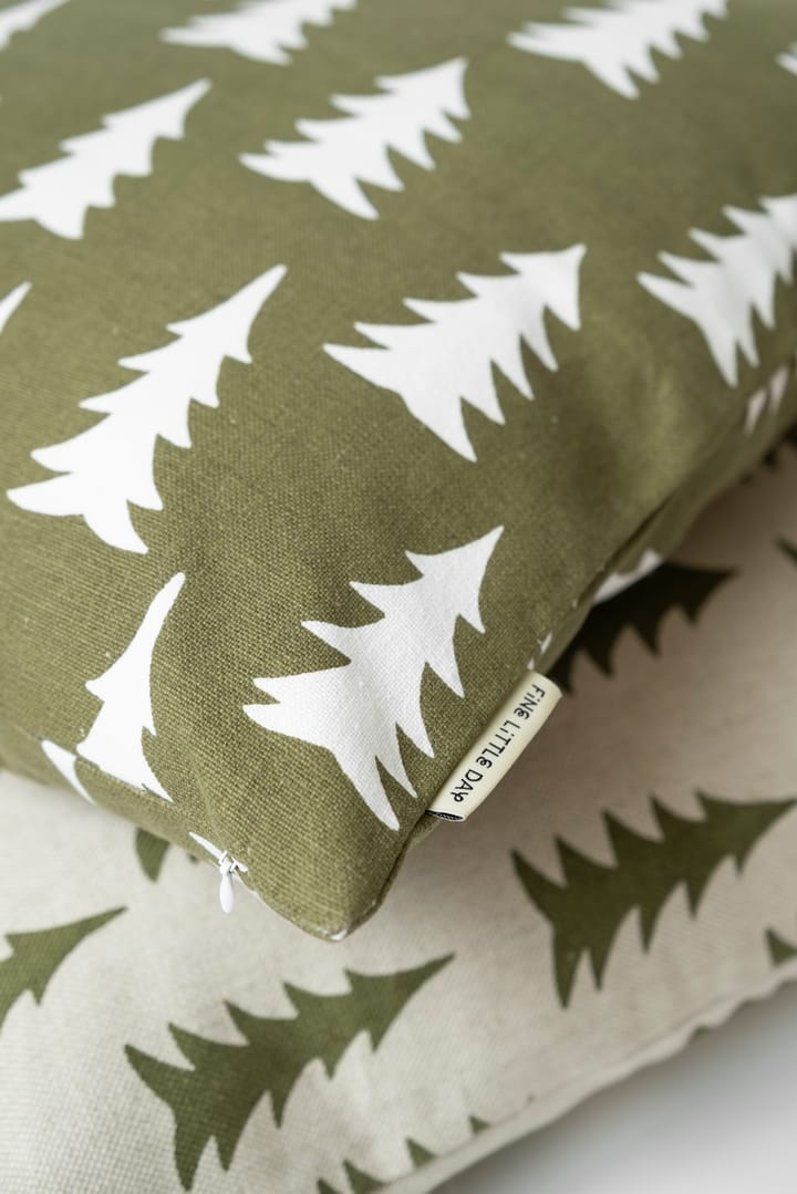Housse de coussin Gran, Vert olive Fine Little Day