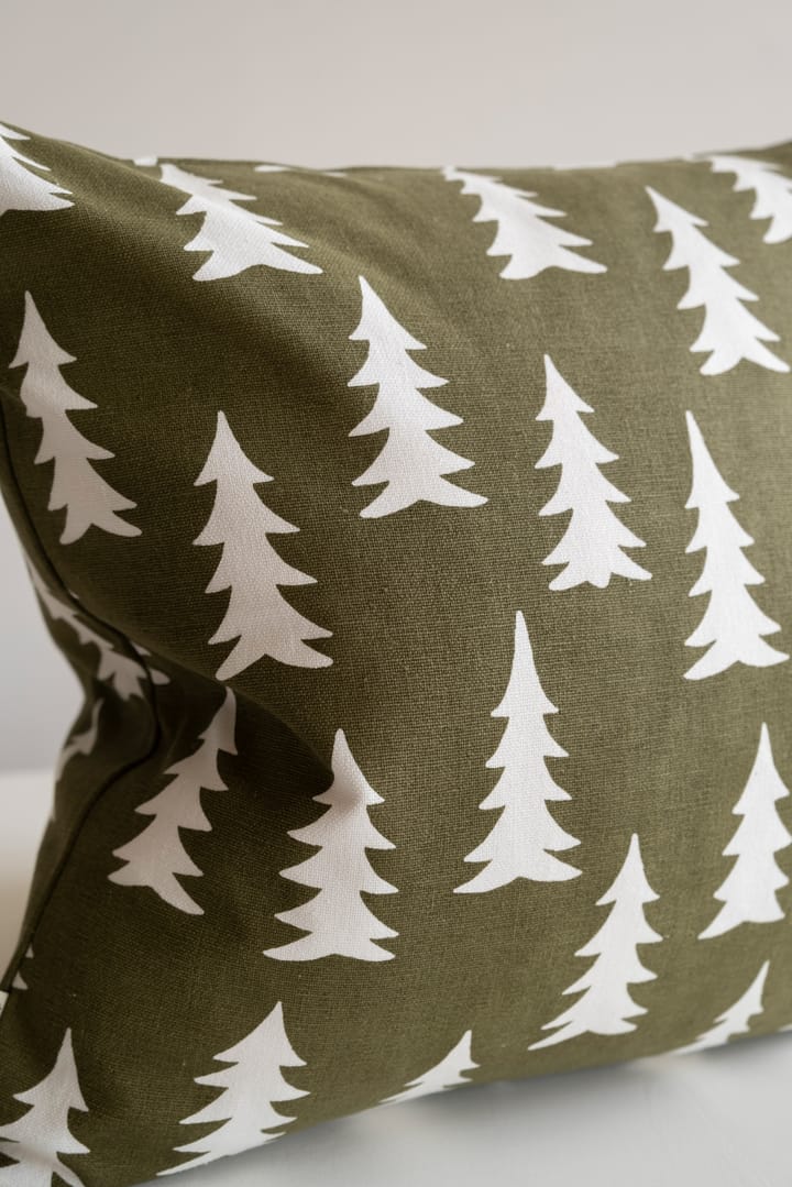 Housse de coussin Gran, Vert olive Fine Little Day