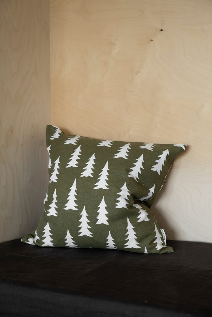Housse de coussin Gran, Vert olive Fine Little Day