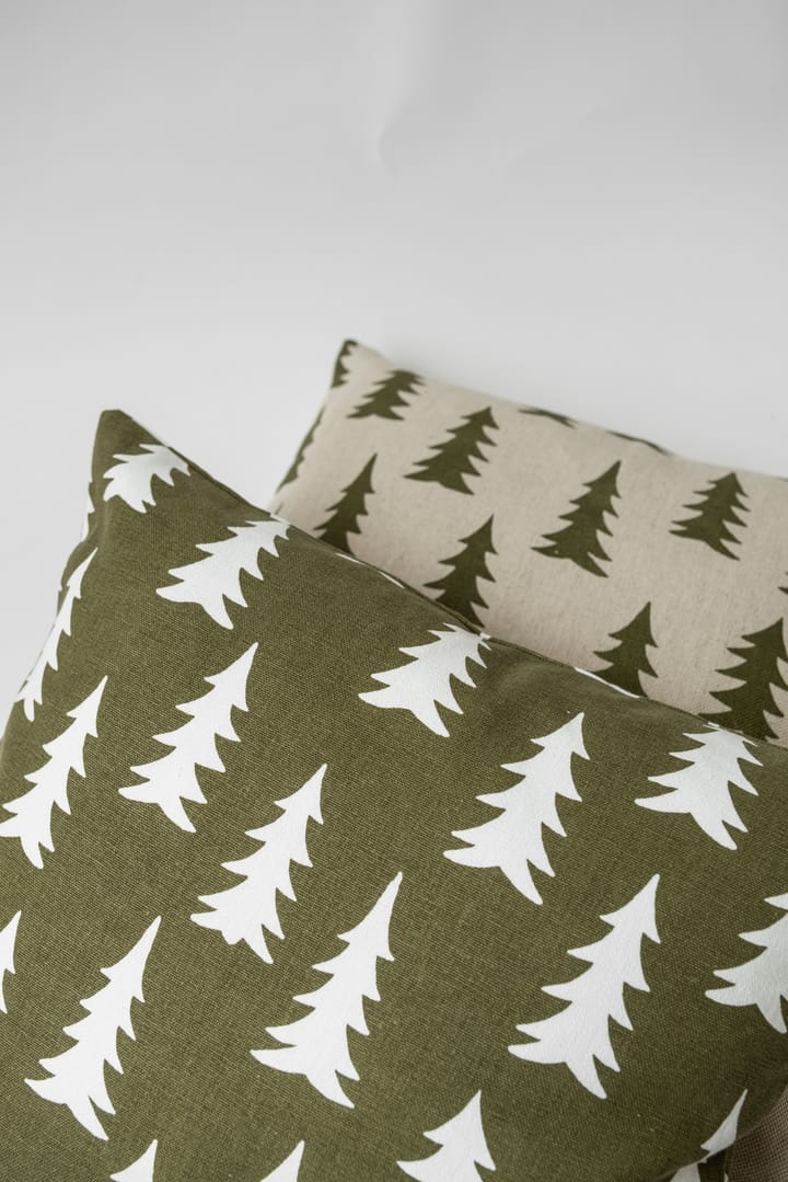 Housse de coussin Gran, Vert olive Fine Little Day