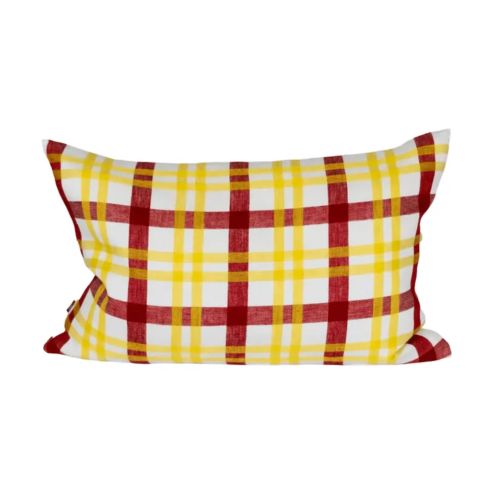 Housse de coussin Grid - Jaune, 38x58 cm - Fine Little Day