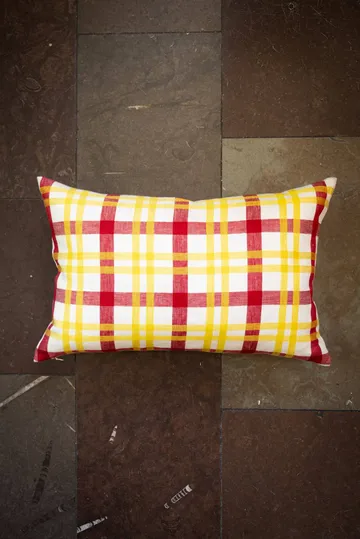 Housse de coussin Grid - Jaune, 38x58 cm - Fine Little Day