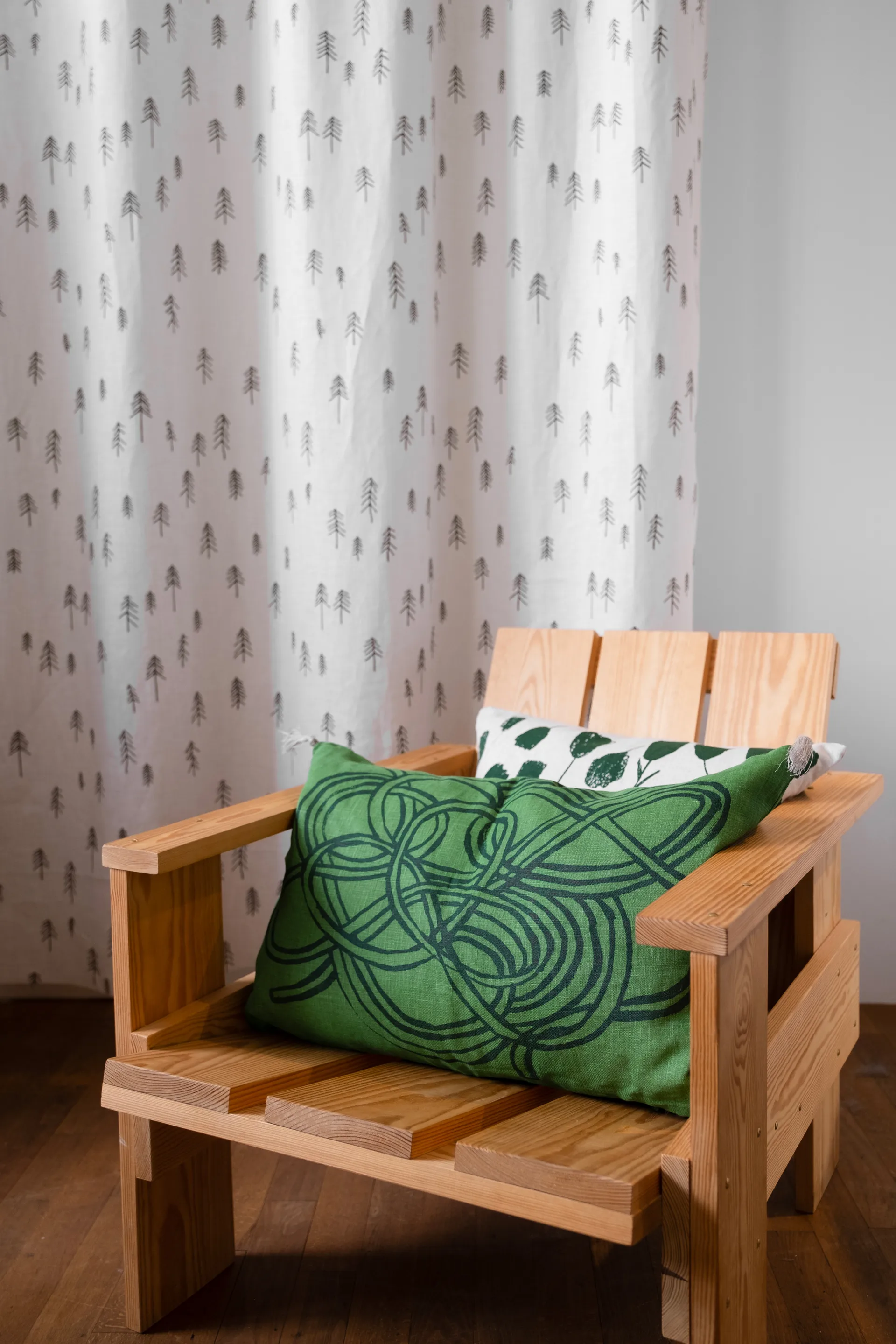 Housse de coussin Knutar 38x58 cm, Green Fine Little Day