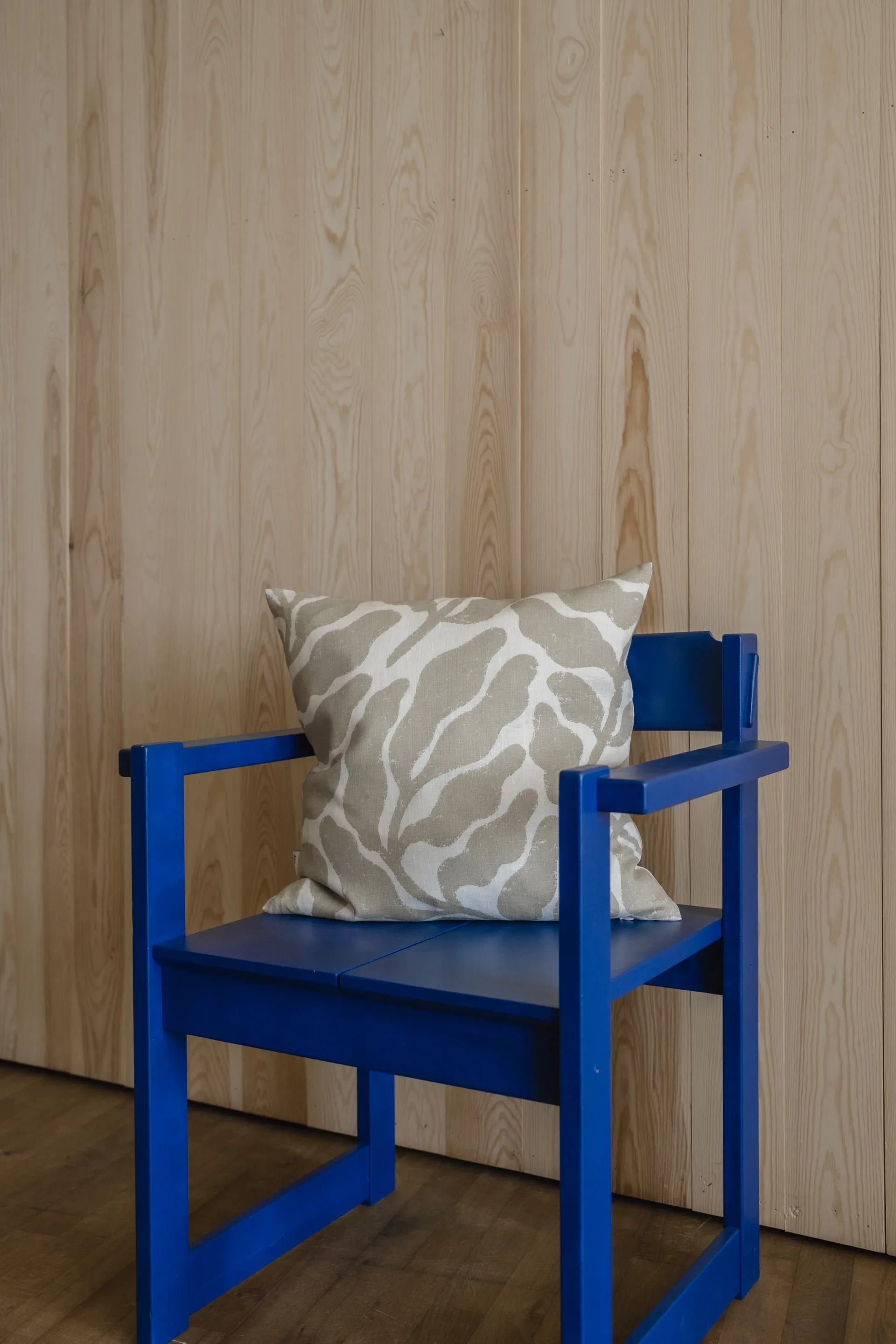 Housse de coussin Leaves 48x48 cm, Sand Fine Little Day