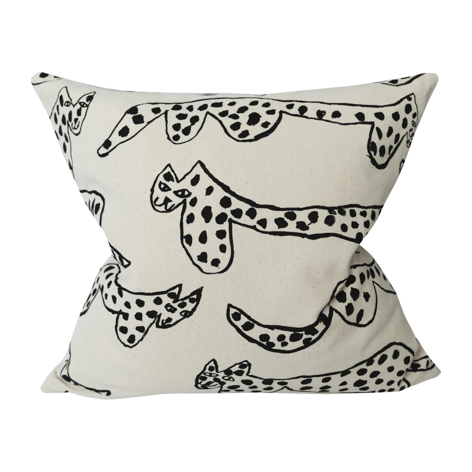 Housse de coussin Leo 48x48 cm, Naturel Fine Little Day