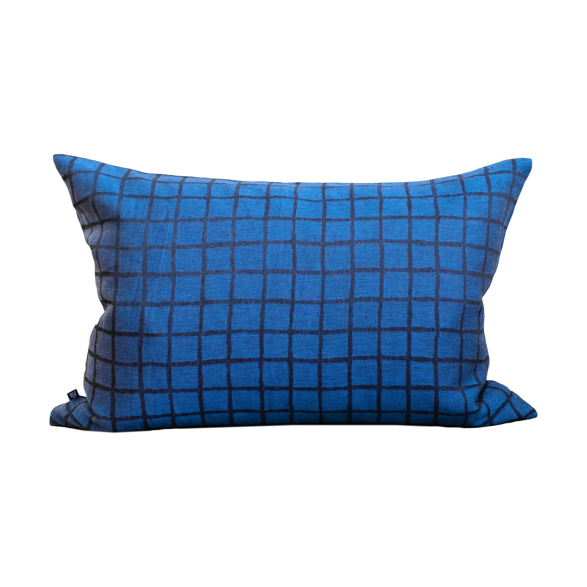 Housse de coussin Rutig 48x68 cm, Blue-black Fine Little Day