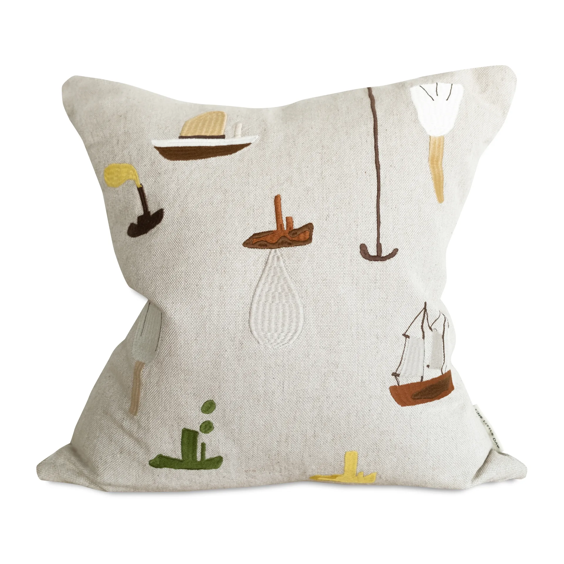Housse de coussin Sail With Me 48x48 cm, Gris Fine Little Day