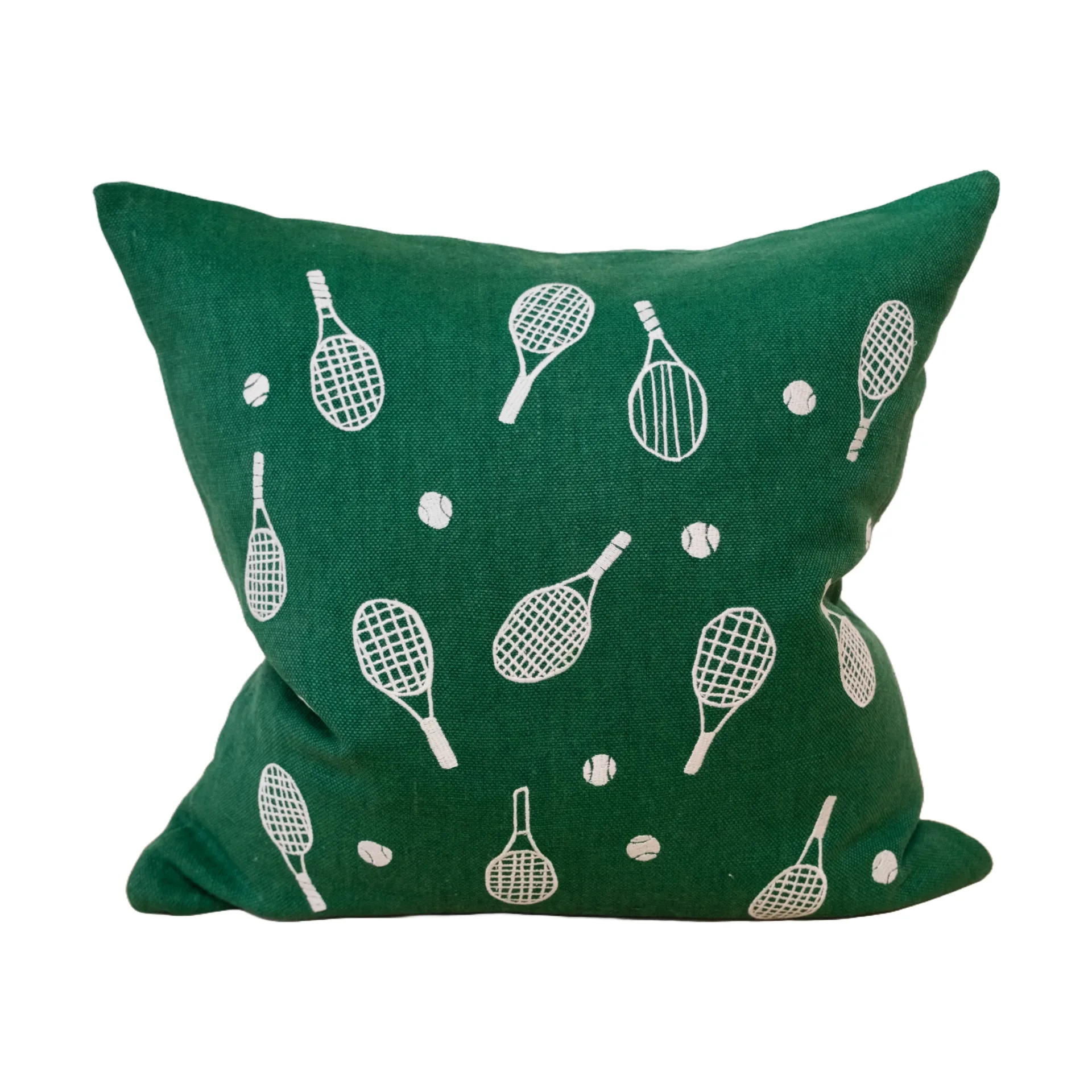 Housse de coussin Tennisracket 48x48 cm, Green Fine Little Day