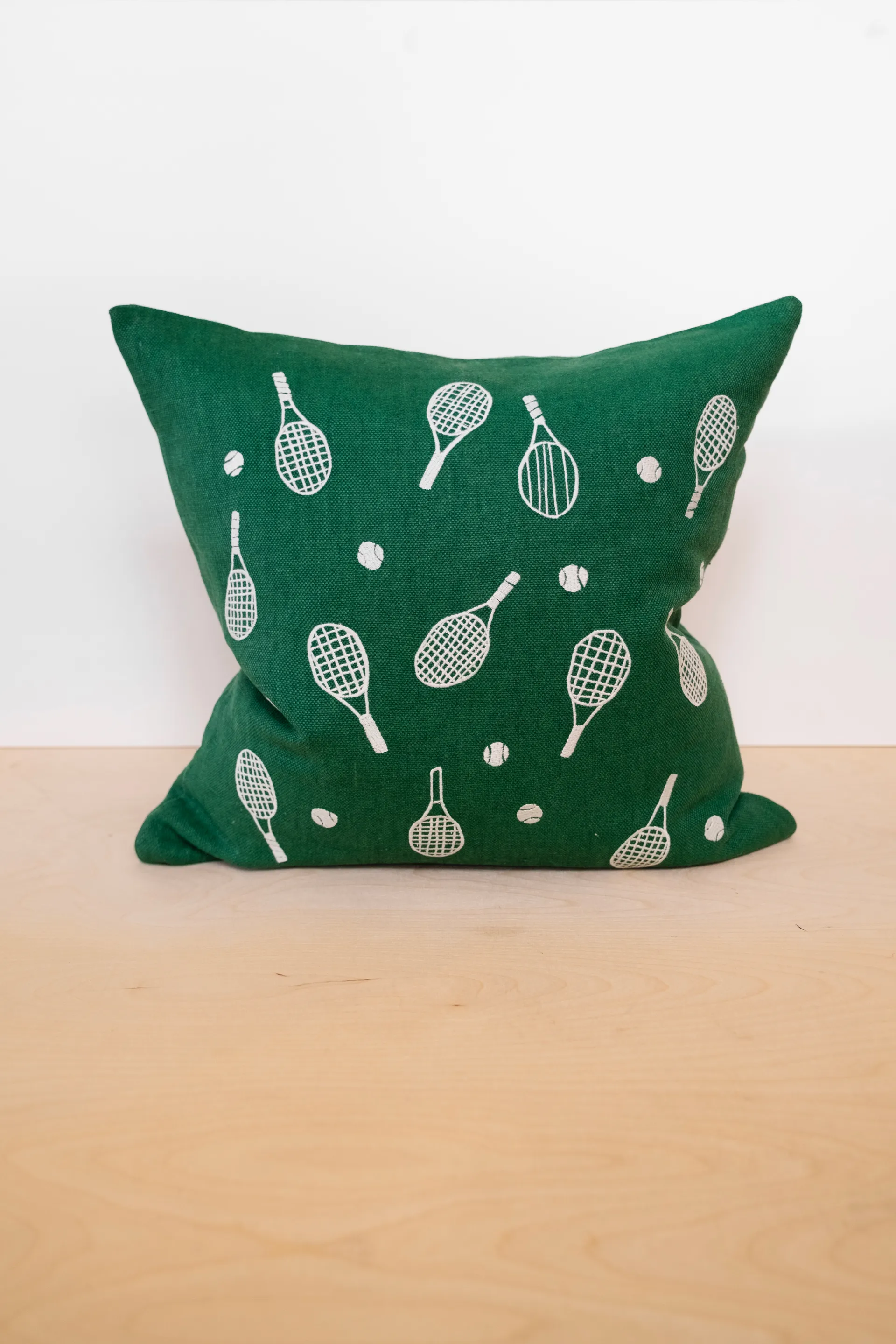 Housse de coussin Tennisracket 48x48 cm, Green Fine Little Day